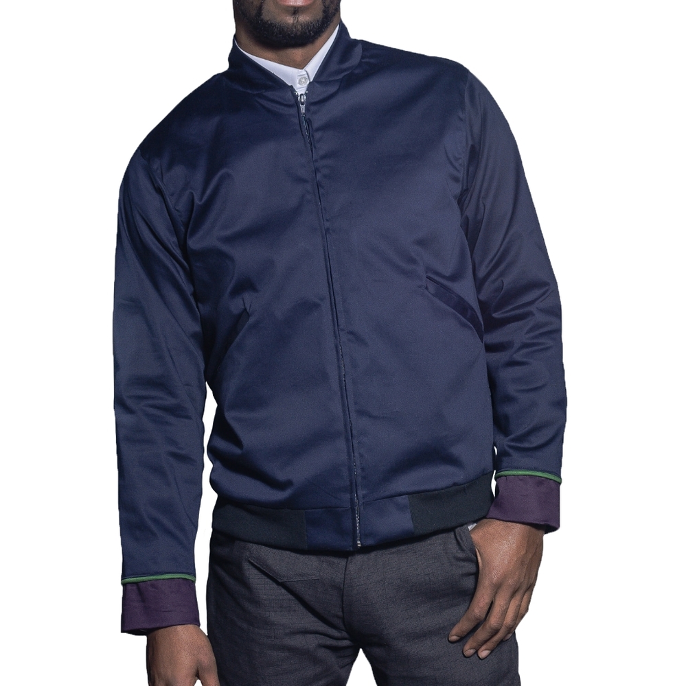 M. Laurex Sateen Cotton Bomber